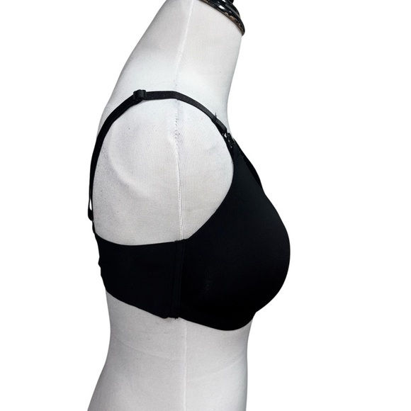 Prima Valentina Women's Size 38D Nursing Bra Wireless Black Adjustable - Picture 4 of 6